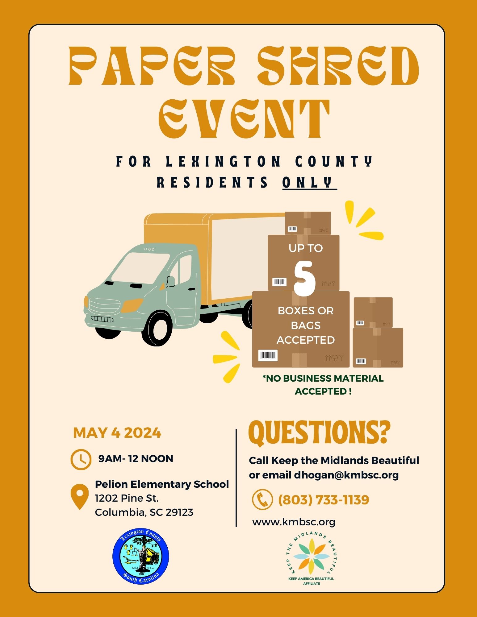 Information on Recycling & Recycling Events County of Lexington